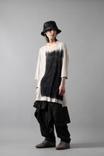 画像をギャラリービューアに読み込む, CAPERTICA PEGTOP EASY PANTS / RAMIE COTTON CANVAS (BURNED BLACK)