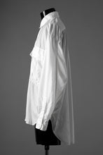 画像をギャラリービューアに読み込む, KATHARINE HAMNETT PARACHUTE LONG TAIL SHIRT / GARMENT DYED (WHITE)