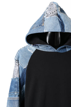画像をギャラリービューアに読み込む, MASSIMO SABBADIN exclusive HOODY wt. LEVI'S PATCH DETAIL (INDIGO #A)