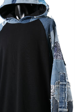 画像をギャラリービューアに読み込む, MASSIMO SABBADIN exclusive HOODY wt. LEVI'S PATCH DETAIL (INDIGO #A)