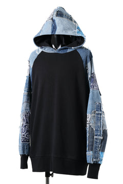 画像をギャラリービューアに読み込む, MASSIMO SABBADIN exclusive HOODY wt. LEVI&#39;S PATCH DETAIL (INDIGO #A)