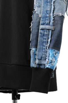 画像をギャラリービューアに読み込む, MASSIMO SABBADIN exclusive HOODY wt. LEVI'S PATCH DETAIL (INDIGO #A)