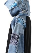 画像をギャラリービューアに読み込む, MASSIMO SABBADIN exclusive HOODY wt. LEVI'S PATCH DETAIL (INDIGO #A)