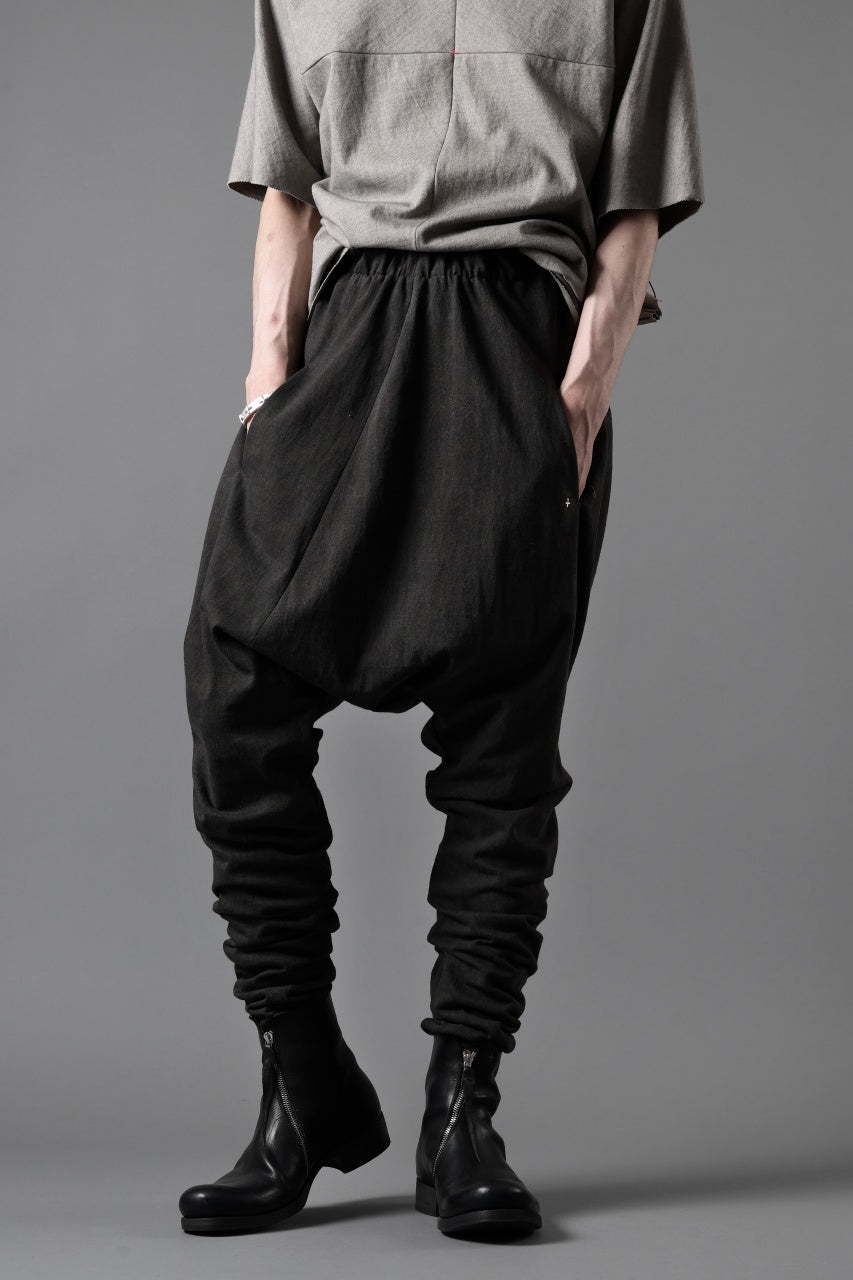 画像をギャラリービューアに読み込む, m.a+ elastic waist low crotch 2 pocket pants / P571/MJP1 (CARBON)