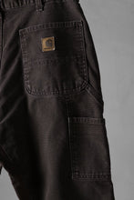 画像をギャラリービューアに読み込む, CHANGES x LOOM exclusive REMAKE REGULAR FIT CARPENTER PANTS / VINTAGE DUCK FABRIC (STONE WASHED) (BROWN #B)
