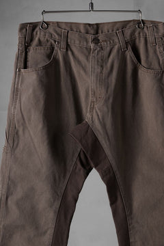 画像をギャラリービューアに読み込む, CHANGES x LOOM exclusive REMAKE REGULAR FIT CARPENTER PANTS / VINTAGE DUCK FABRIC (STONE WASHED) (BROWN #D)