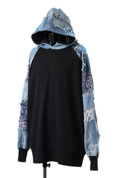 画像をギャラリービューアに読み込む, MASSIMO SABBADIN exclusive HOODY wt. LEVI'S PATCH DETAIL (INDIGO #B)