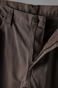 画像をギャラリービューアに読み込む, CHANGES x LOOM exclusive REMAKE REGULAR FIT CARPENTER PANTS / VINTAGE DUCK FABRIC (STONE WASHED) (BROWN #D)