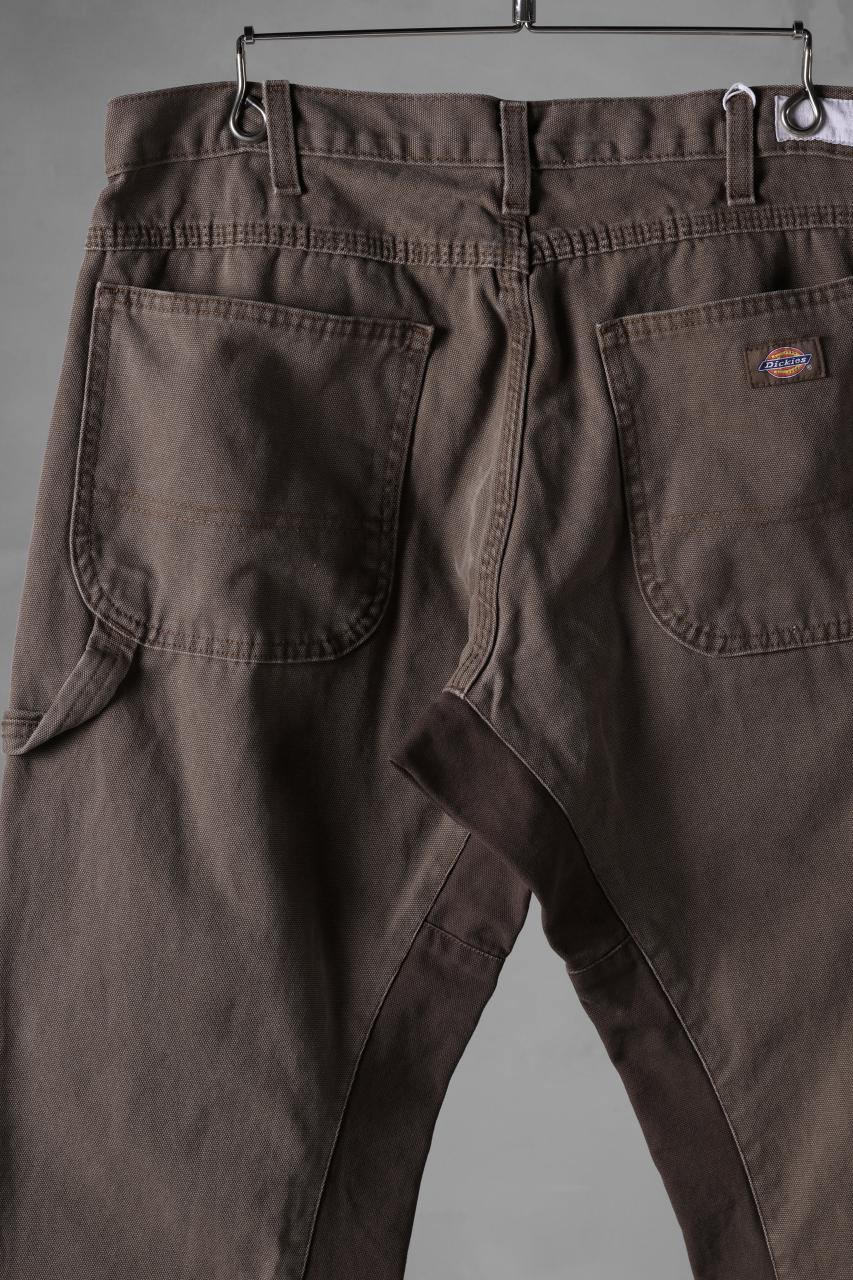 画像をギャラリービューアに読み込む, CHANGES x LOOM exclusive REMAKE REGULAR FIT CARPENTER PANTS / VINTAGE DUCK FABRIC (STONE WASHED) (BROWN #D)