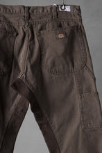 画像をギャラリービューアに読み込む, CHANGES x LOOM exclusive REMAKE REGULAR FIT CARPENTER PANTS / VINTAGE DUCK FABRIC (STONE WASHED) (BROWN #D)