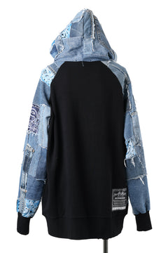 画像をギャラリービューアに読み込む, MASSIMO SABBADIN exclusive HOODY wt. LEVI'S PATCH DETAIL (INDIGO #B)