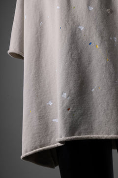画像をギャラリービューアに読み込む, KATHARINE HAMNETT CUT OFF RAGLAN HOODIE / PENKI SPLASH (STONE)