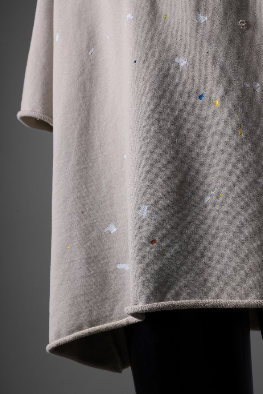 画像をギャラリービューアに読み込む, KATHARINE HAMNETT CUT OFF RAGLAN HOODIE / PENKI SPLASH (STONE)