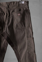 画像をギャラリービューアに読み込む, CHANGES x LOOM exclusive REMAKE REGULAR FIT CARPENTER PANTS / VINTAGE DUCK FABRIC (STONE WASHED) (BROWN #D)