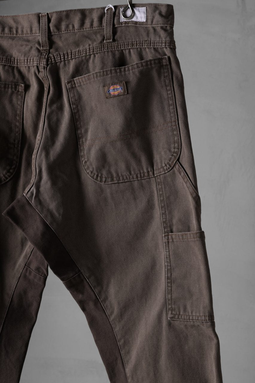 画像をギャラリービューアに読み込む, CHANGES x LOOM exclusive REMAKE REGULAR FIT CARPENTER PANTS / VINTAGE DUCK FABRIC (STONE WASHED) (BROWN #D)