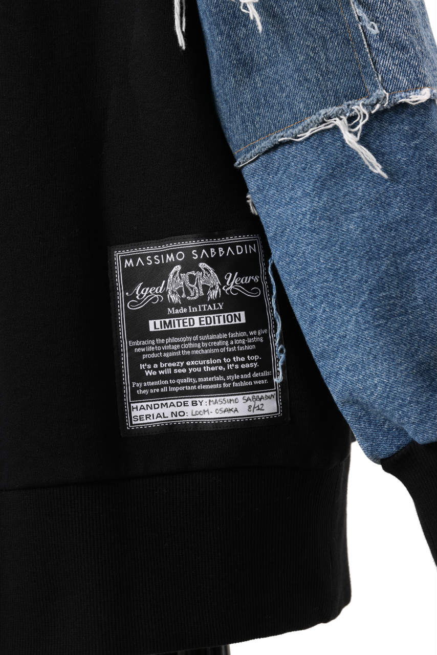 画像をギャラリービューアに読み込む, MASSIMO SABBADIN exclusive HOODY wt. LEVI&#39;S PATCH DETAIL (INDIGO #B)