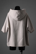 画像をギャラリービューアに読み込む, KATHARINE HAMNETT CUT OFF RAGLAN HOODIE / PENKI SPLASH (STONE)