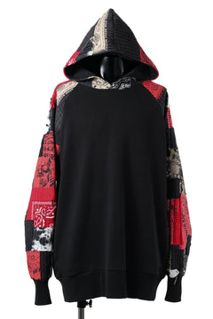 画像をギャラリービューアに読み込む, MASSIMO SABBADIN exclusive HOODY wt. BORO STYLE DETAIL (RED)