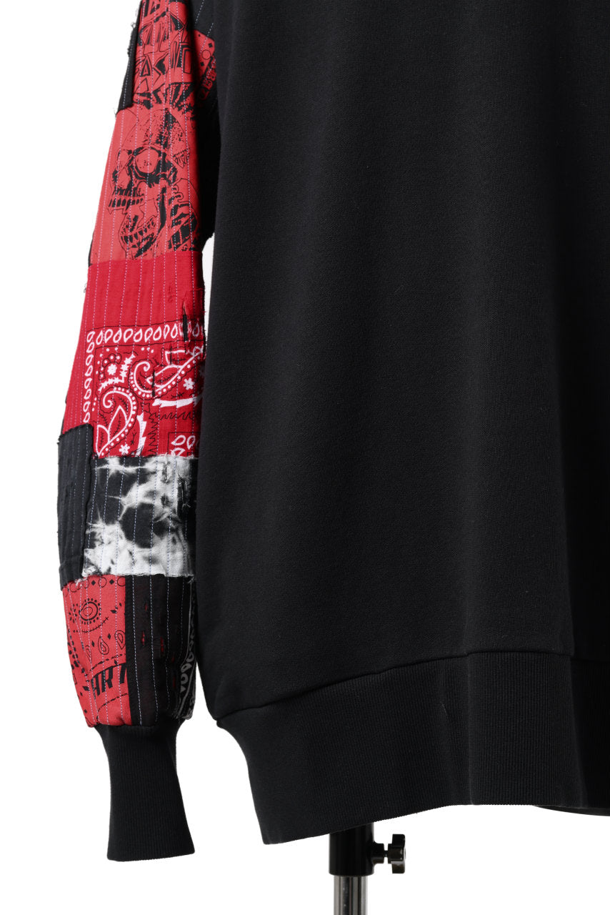 画像をギャラリービューアに読み込む, MASSIMO SABBADIN exclusive HOODY wt. BORO STYLE DETAIL (RED)