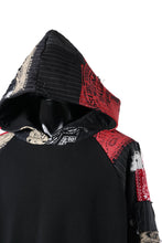 画像をギャラリービューアに読み込む, MASSIMO SABBADIN exclusive HOODY wt. BORO STYLE DETAIL (RED)