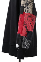 画像をギャラリービューアに読み込む, MASSIMO SABBADIN exclusive HOODY wt. BORO STYLE DETAIL (RED)