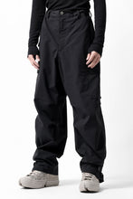 画像をギャラリービューアに読み込む, ISAMU KATAYAMA BACKLASH WIDE CARGO PANTS / STRETCH TYPEWRITER CLOTH (BLACK)