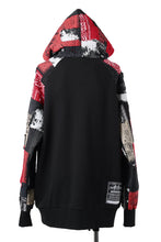 画像をギャラリービューアに読み込む, MASSIMO SABBADIN exclusive HOODY wt. BORO STYLE DETAIL (RED)