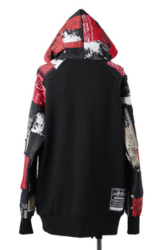 画像をギャラリービューアに読み込む, MASSIMO SABBADIN exclusive HOODY wt. BORO STYLE DETAIL (RED)