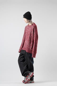 画像をギャラリービューアに読み込む, Feng Chen Wang TILTED WASITBAND JEANS TROUSERS (BLACK/BLUE)