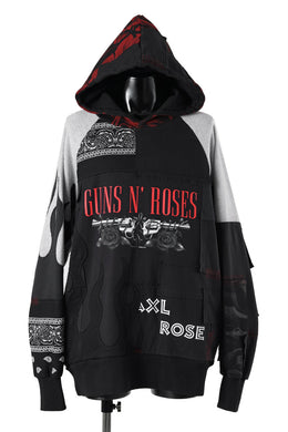 MASSIMO SABBADIN exclusive HOODY wt. PATCH STYLE DETAIL (MIX ROSE)