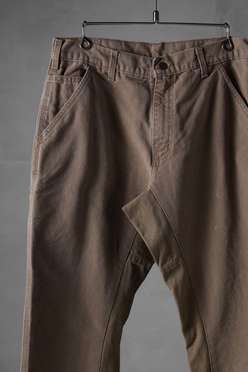 画像をギャラリービューアに読み込む, CHANGES x LOOM exclusive REMAKE REGULAR FIT CARPENTER PANTS / VINTAGE DUCK FABRIC (STONE WASHED) (BEIGE #A)