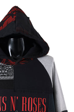 画像をギャラリービューアに読み込む, MASSIMO SABBADIN exclusive HOODY wt. PATCH STYLE DETAIL (MIX ROSE)