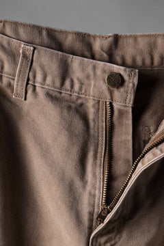 画像をギャラリービューアに読み込む, CHANGES x LOOM exclusive REMAKE REGULAR FIT CARPENTER PANTS / VINTAGE DUCK FABRIC (STONE WASHED) (BEIGE #A)