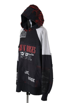 画像をギャラリービューアに読み込む, MASSIMO SABBADIN exclusive HOODY wt. PATCH STYLE DETAIL (MIX ROSE)