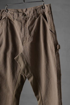 画像をギャラリービューアに読み込む, CHANGES x LOOM exclusive REMAKE REGULAR FIT CARPENTER PANTS / VINTAGE DUCK FABRIC (STONE WASHED) (BEIGE #A)