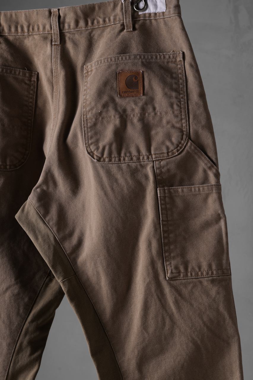 画像をギャラリービューアに読み込む, CHANGES x LOOM exclusive REMAKE REGULAR FIT CARPENTER PANTS / VINTAGE DUCK FABRIC (STONE WASHED) (BEIGE #A)