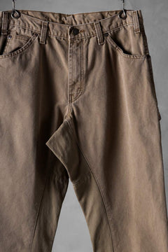 画像をギャラリービューアに読み込む, CHANGES x LOOM exclusive REMAKE REGULAR FIT CARPENTER PANTS / VINTAGE DUCK FABRIC (STONE WASHED) (BEIGE #B)