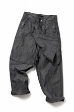 画像をギャラリービューアに読み込む, KLASICA "ROCKWELL" LOW CLOTCH APRON WORKER PANTS / 9.7oz COTTON x LINEN CHAMBRAY (GRAY DENIM)