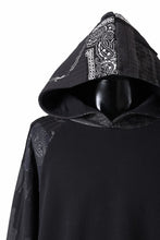 画像をギャラリービューアに読み込む, MASSIMO SABBADIN exclusive HOODY wt. BORO STYLE DETAIL (BLACK #A)