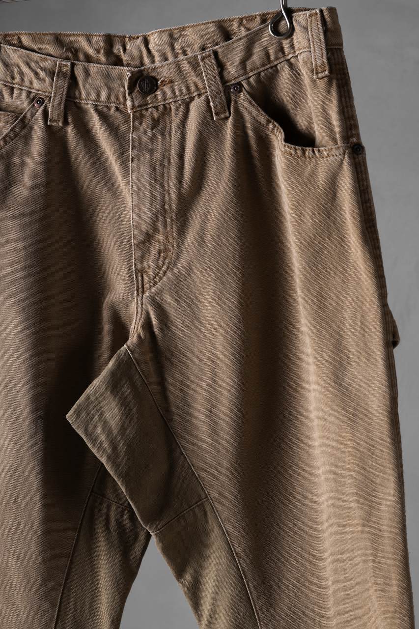 画像をギャラリービューアに読み込む, CHANGES x LOOM exclusive REMAKE REGULAR FIT CARPENTER PANTS / VINTAGE DUCK FABRIC (STONE WASHED) (BEIGE #B)