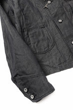 画像をギャラリービューアに読み込む, KLASICA "SOLO WOOD" LOOSE FIT SHORT COVER ALL / 9.7oz COTTON x LINEN CHAMBRAY (GRAY DENIM)