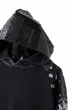 画像をギャラリービューアに読み込む, MASSIMO SABBADIN exclusive HOODY wt. BORO STYLE DETAIL (BLACK #A)