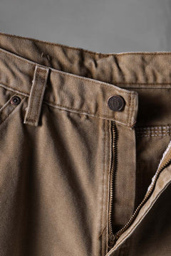 画像をギャラリービューアに読み込む, CHANGES x LOOM exclusive REMAKE REGULAR FIT CARPENTER PANTS / VINTAGE DUCK FABRIC (STONE WASHED) (BEIGE #B)
