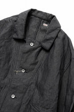 画像をギャラリービューアに読み込む, KLASICA "SOLO WOOD" LOOSE FIT SHORT COVER ALL / 9.7oz COTTON x LINEN CHAMBRAY (GRAY DENIM)