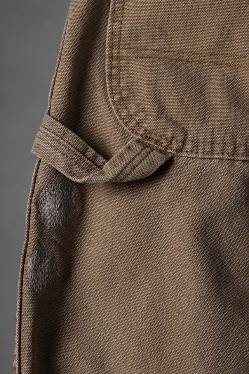 画像をギャラリービューアに読み込む, CHANGES x LOOM exclusive REMAKE REGULAR FIT CARPENTER PANTS / VINTAGE DUCK FABRIC (STONE WASHED) (BEIGE #B)