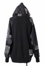 画像をギャラリービューアに読み込む, MASSIMO SABBADIN exclusive HOODY wt. BORO STYLE DETAIL (BLACK #A)