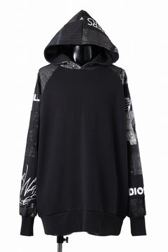 画像をギャラリービューアに読み込む, MASSIMO SABBADIN exclusive HOODY wt. BORO STYLE DETAIL (BLACK #B)