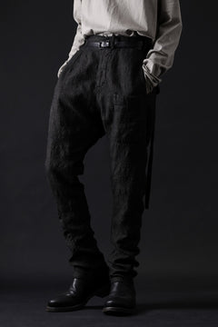 画像をギャラリービューアに読み込む, masnada BAGGY AVIATOR PANTS / OVER DYED HEMP AND WOOL (OVER DYE DUST)