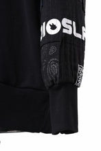 画像をギャラリービューアに読み込む, MASSIMO SABBADIN exclusive HOODY wt. BORO STYLE DETAIL (BLACK #B)