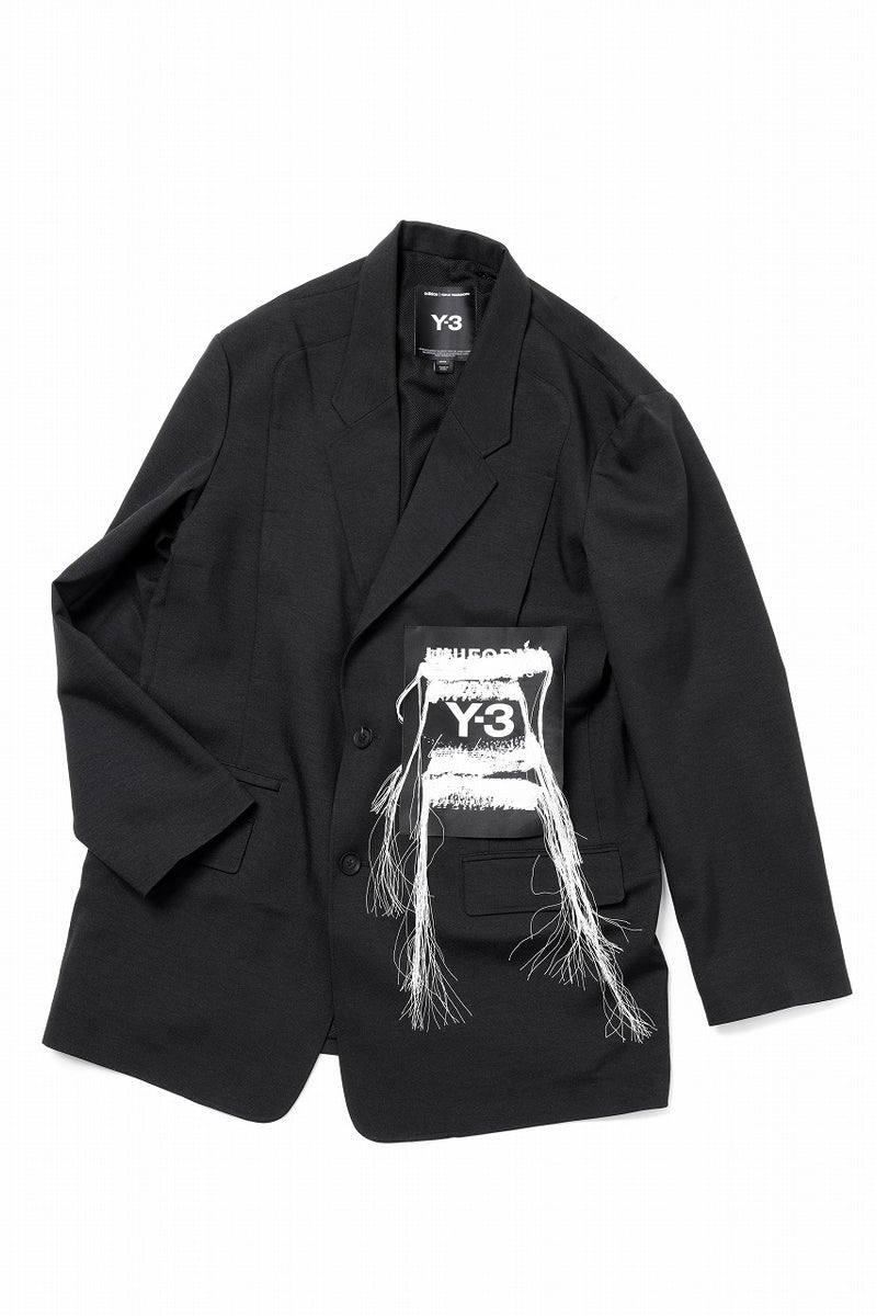 Y-3 Yohji Yamamoto SPORTS UNIFORM PATCH BLAZER (BLACK)の商品ページ